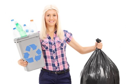 Team handling document shredding in Southgate office clearance